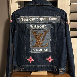 Baccini Jean Jacket with custom Fashion Design